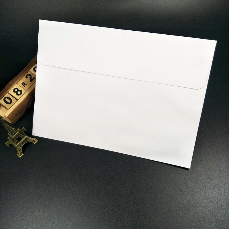 厂家双胶纸信封定制 西式空白明信片信封感谢卡封套 可印刷logo