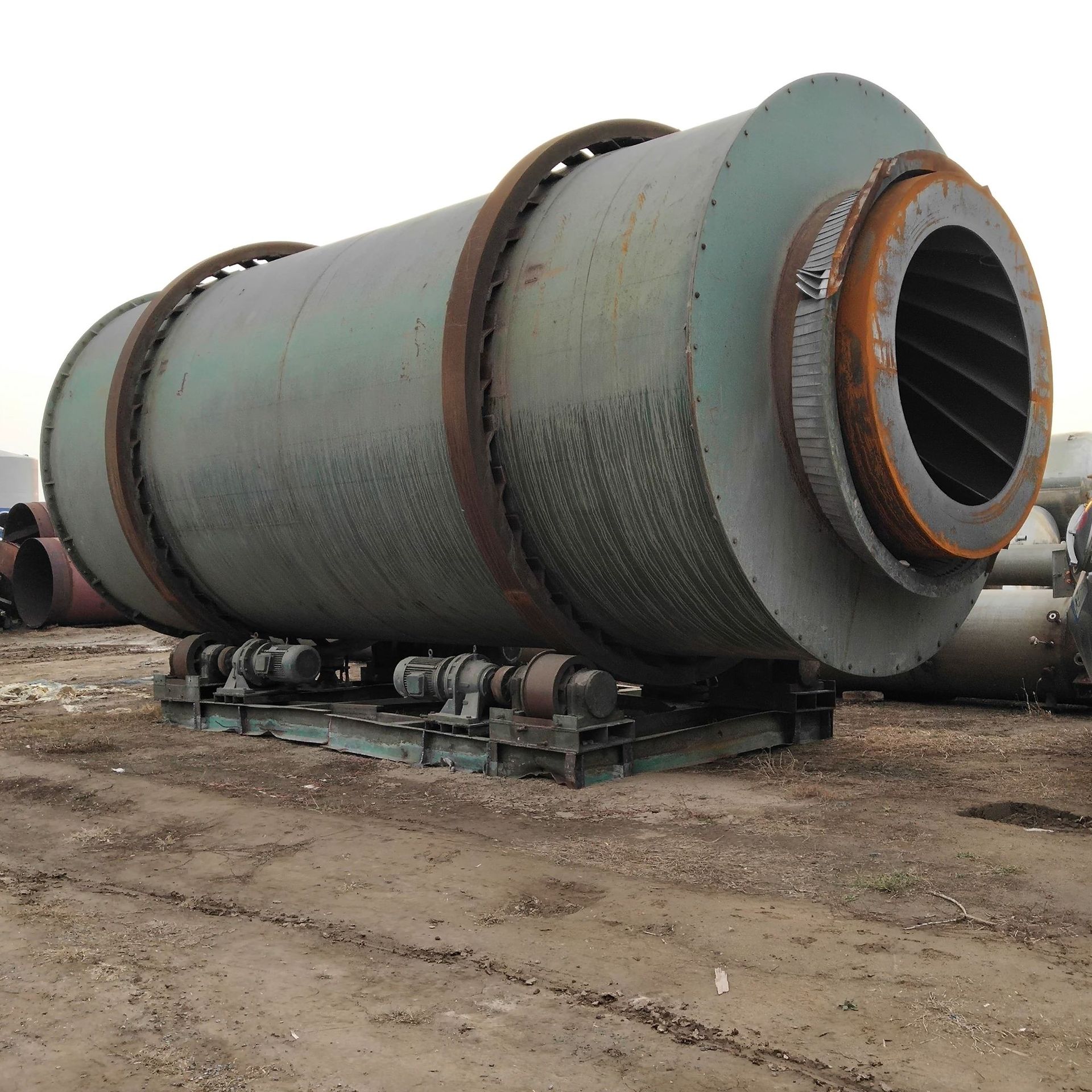 出售二手滚筒烘干机木材烘干机啤酒槽烘干机