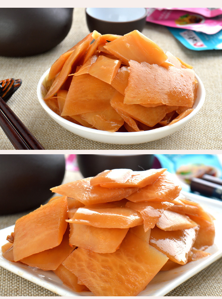 江东村酸辣萝卜皮片2500g老坛子泡酸萝卜休闲零食