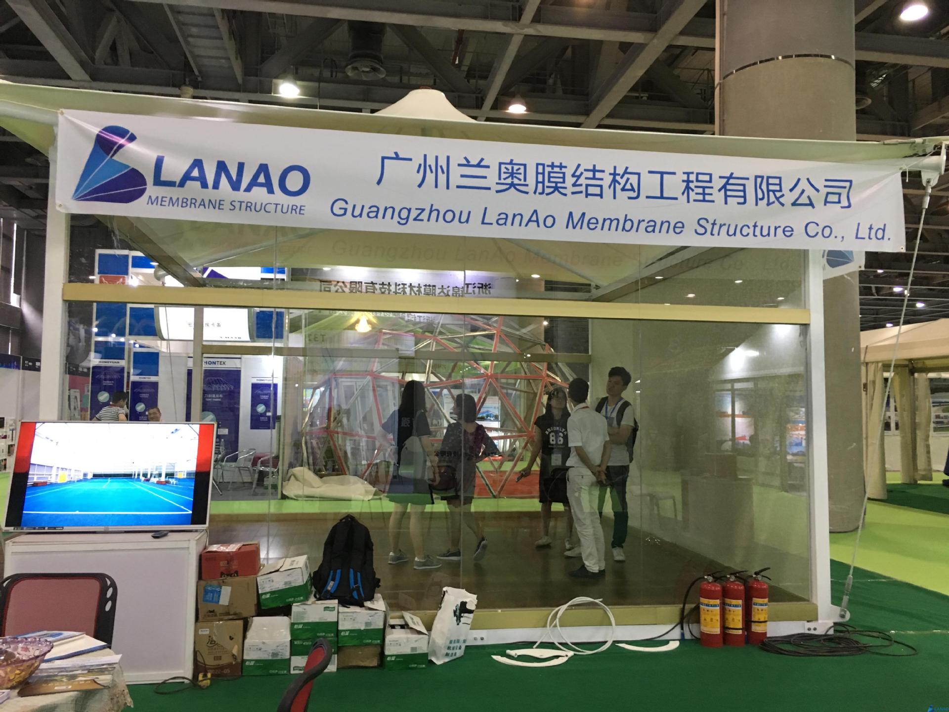 兰奥膜结构|2018第十届中国(广州)膜结构帐篷酒店会展