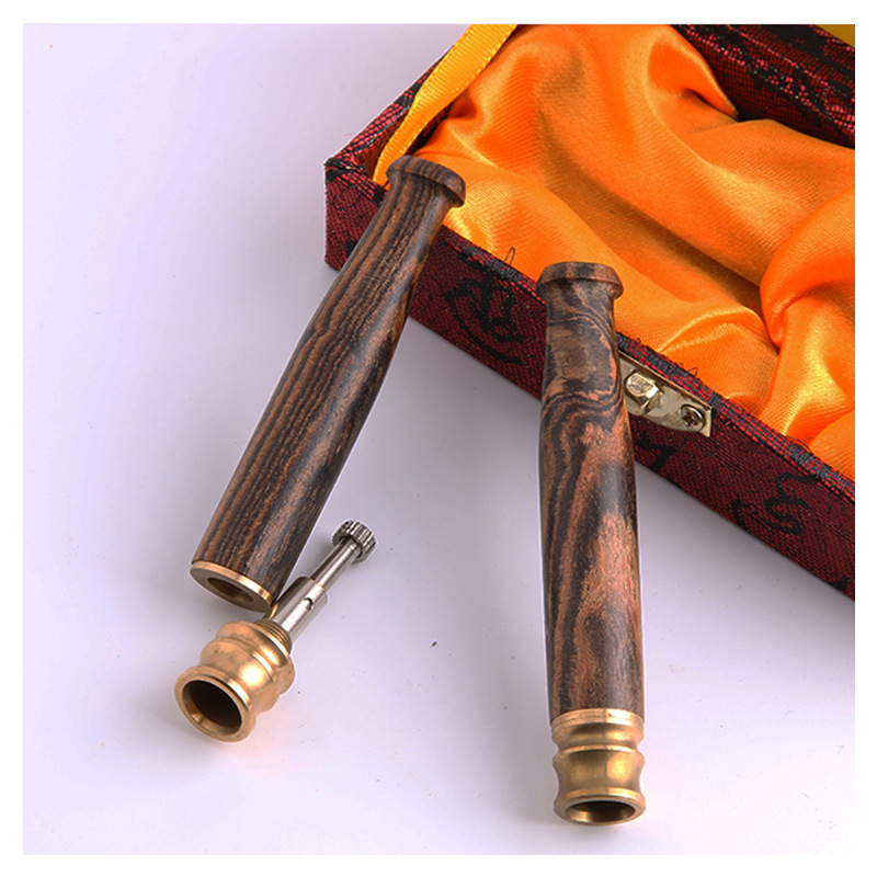 带花纹梨疙瘩烟斗烟嘴过滤器循环型可清洗木烟嘴个性烟具配件批发