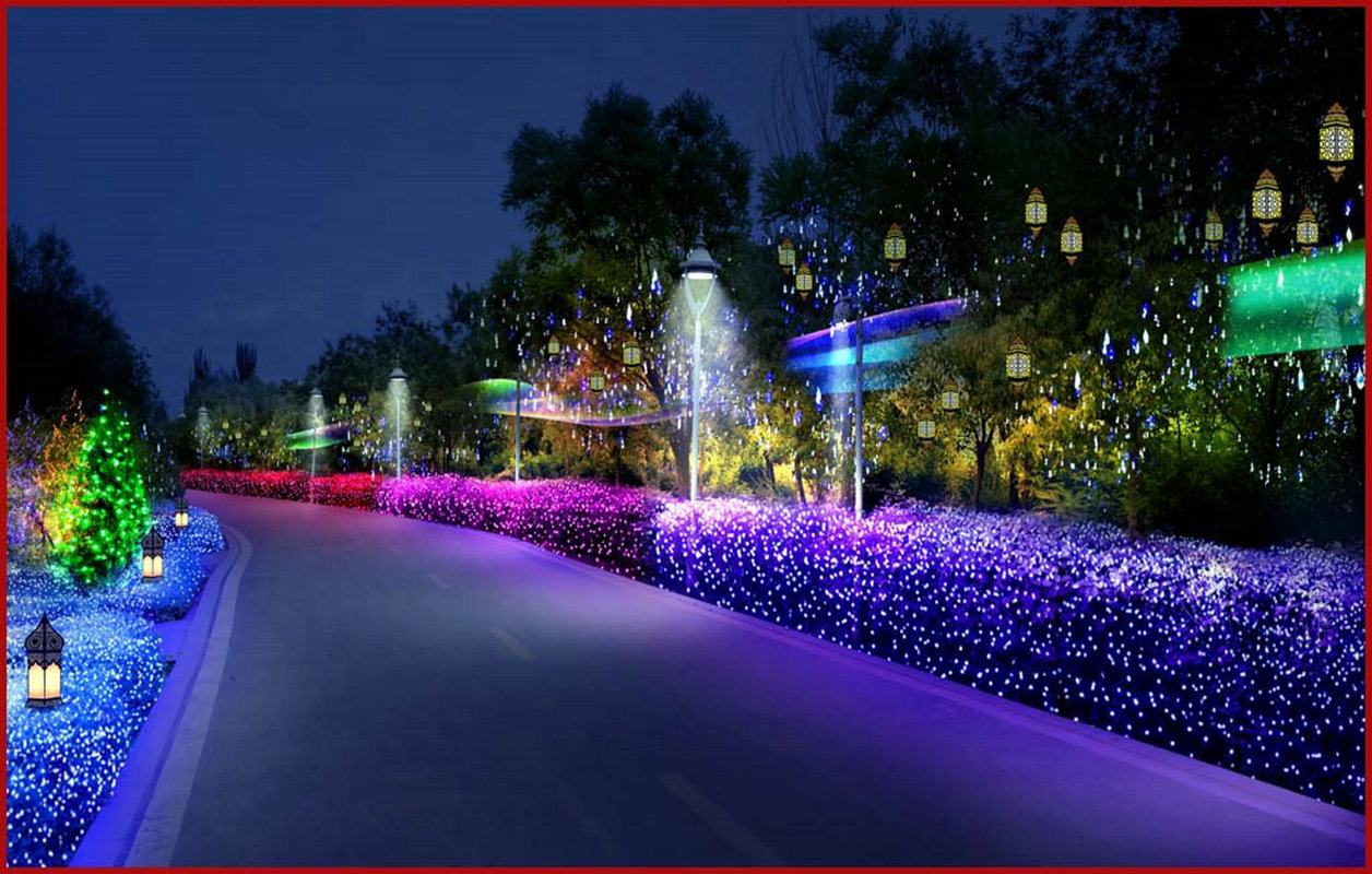 自贡灯会彩灯亮化城市 圣诞节户外景观装饰led灯可定制