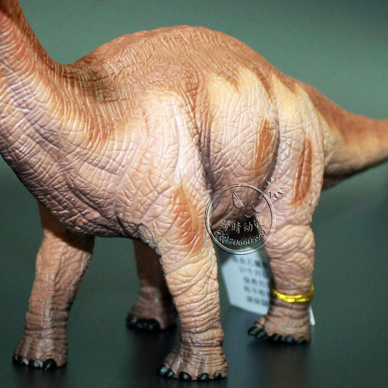 批发供应apatosaurus侏罗纪晚期恐龙迷惑龙黄5寸