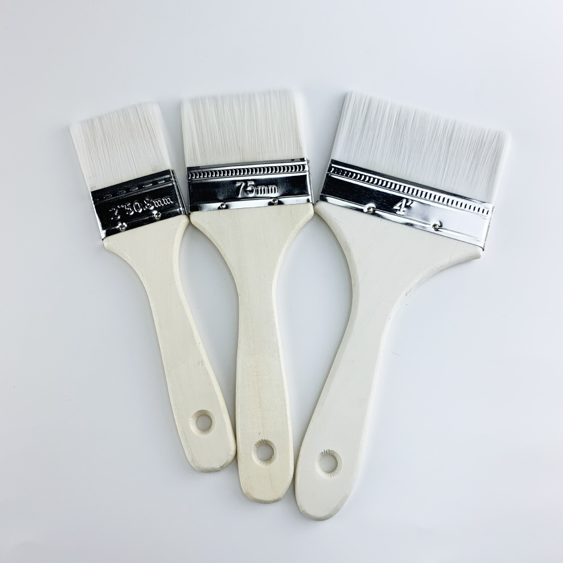 工厂直销 水性羊毛刷水丝刷 木柄软毛刷水漆油漆烘焙刷子 无痕刷