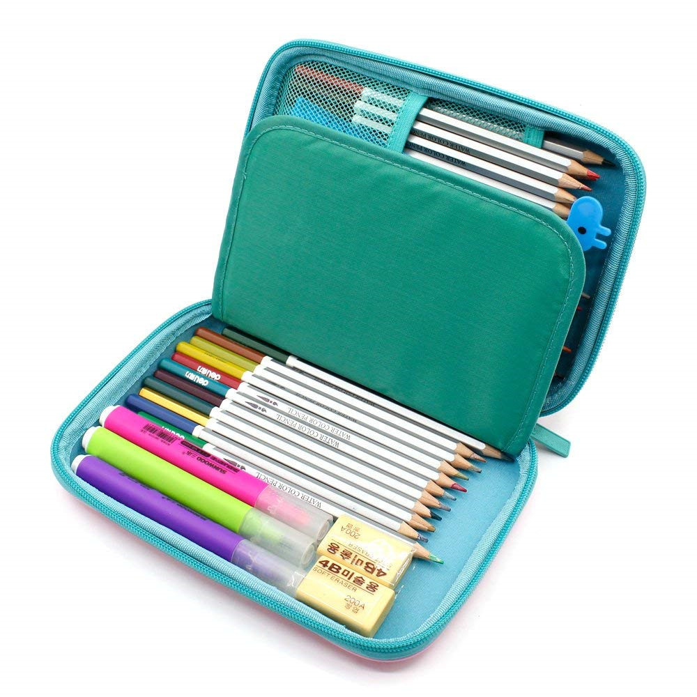 厂家直销 eva文具盒 可爱学生硬顶铅笔盒 笔袋学生文具笔盒批发