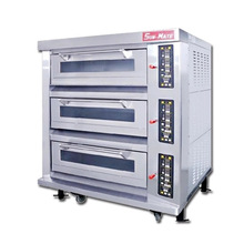 珠海三麦烤箱商用烤箱电脑版三层六盘烤箱SEC-3Y面包比萨蛋糕烤箱