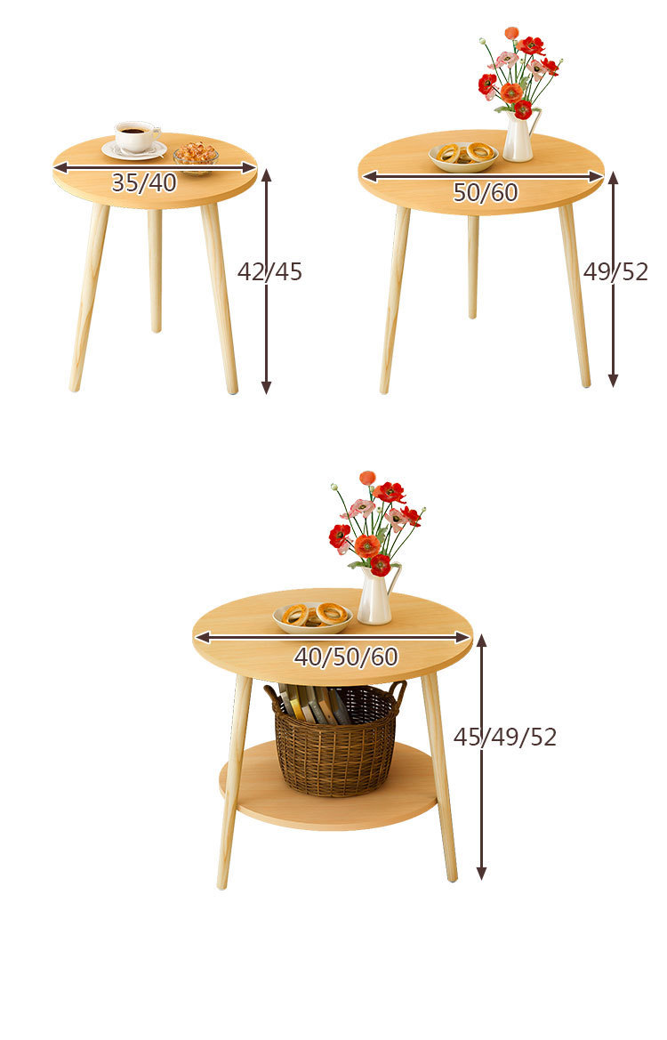 一件代发家用小圆几小户型咖啡桌子简约边几接待餐桌小茶几阳台桌