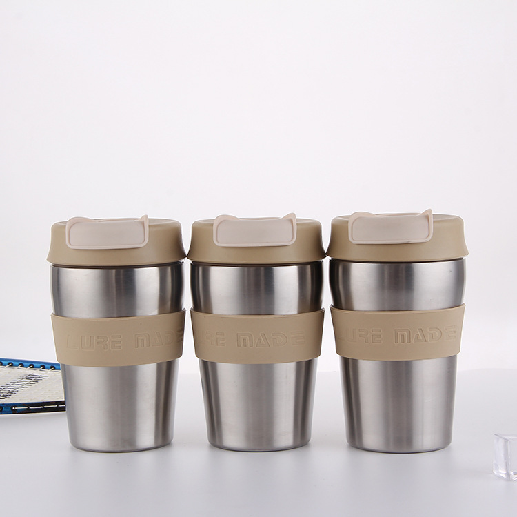 304不锈钢保温杯真空商务车载汽车杯广告促销咖啡杯定制印字