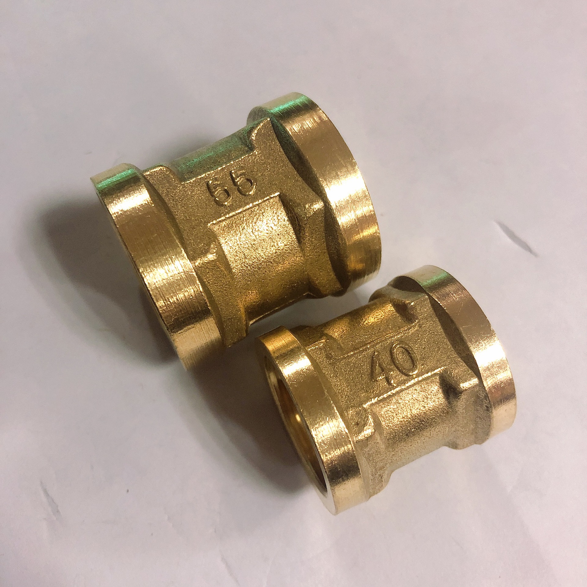 dn15水暖内丝直接黄铜内丝管箍管古1/2方体加厚4分6分管箍内螺纹