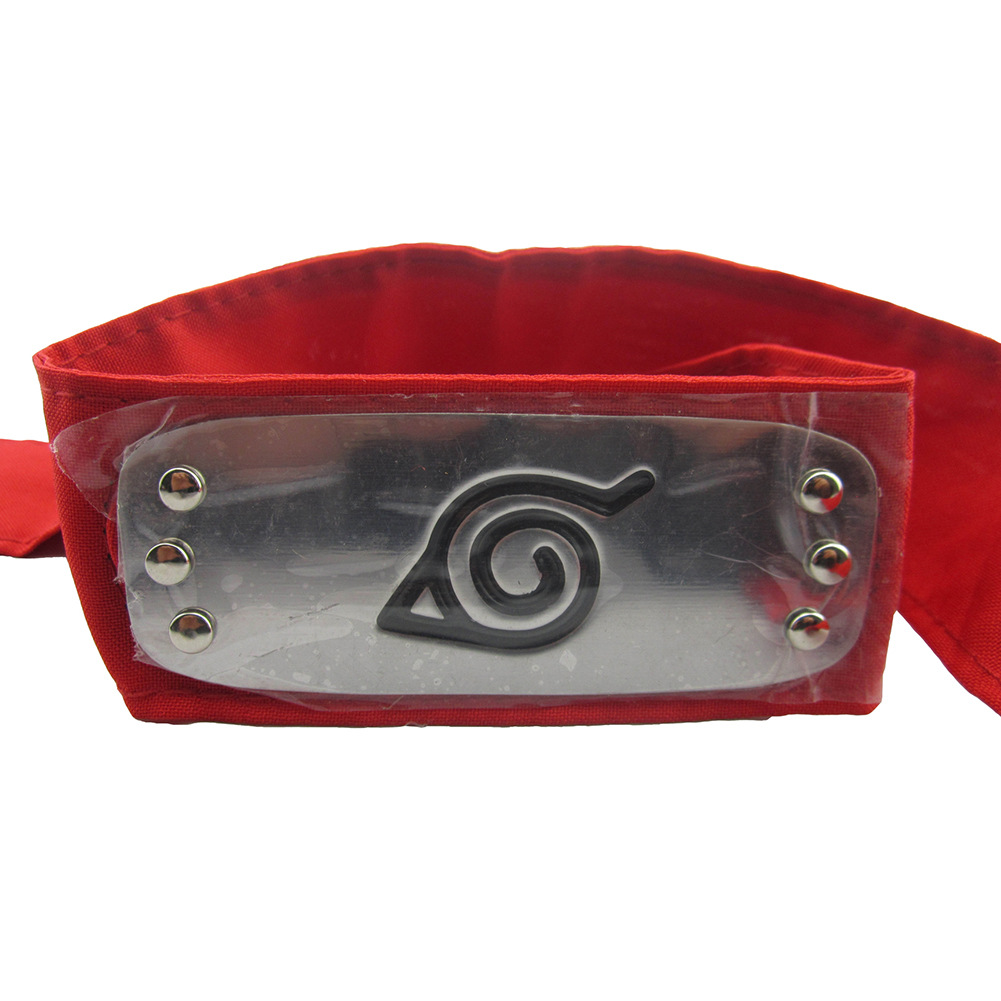 火影忍者木叶砂雾雨岩忍音村鸣人奇拉比再不斩大蛇红黄蓝黑色护额