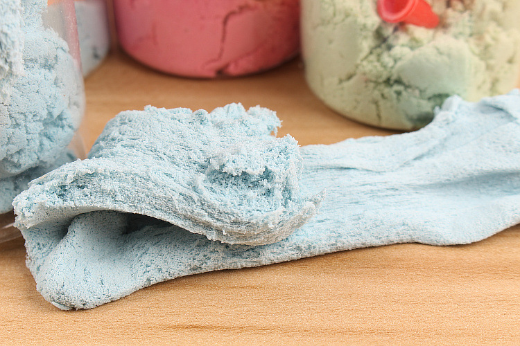 棉花沙水晶泥彩泥 diy果冻泥太空沙透明水晶泥 轻质黏土玩具批发