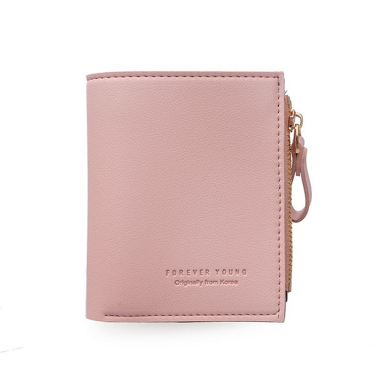 Women's Wallet 2021 New Korean Style Short Folding Zipper Purse Fashion Purse Clutch in Stock