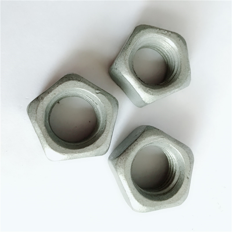 河北厂家现货供应螺母 镀彩锌螺母 gb6170彩锌螺母 六角螺帽-报价