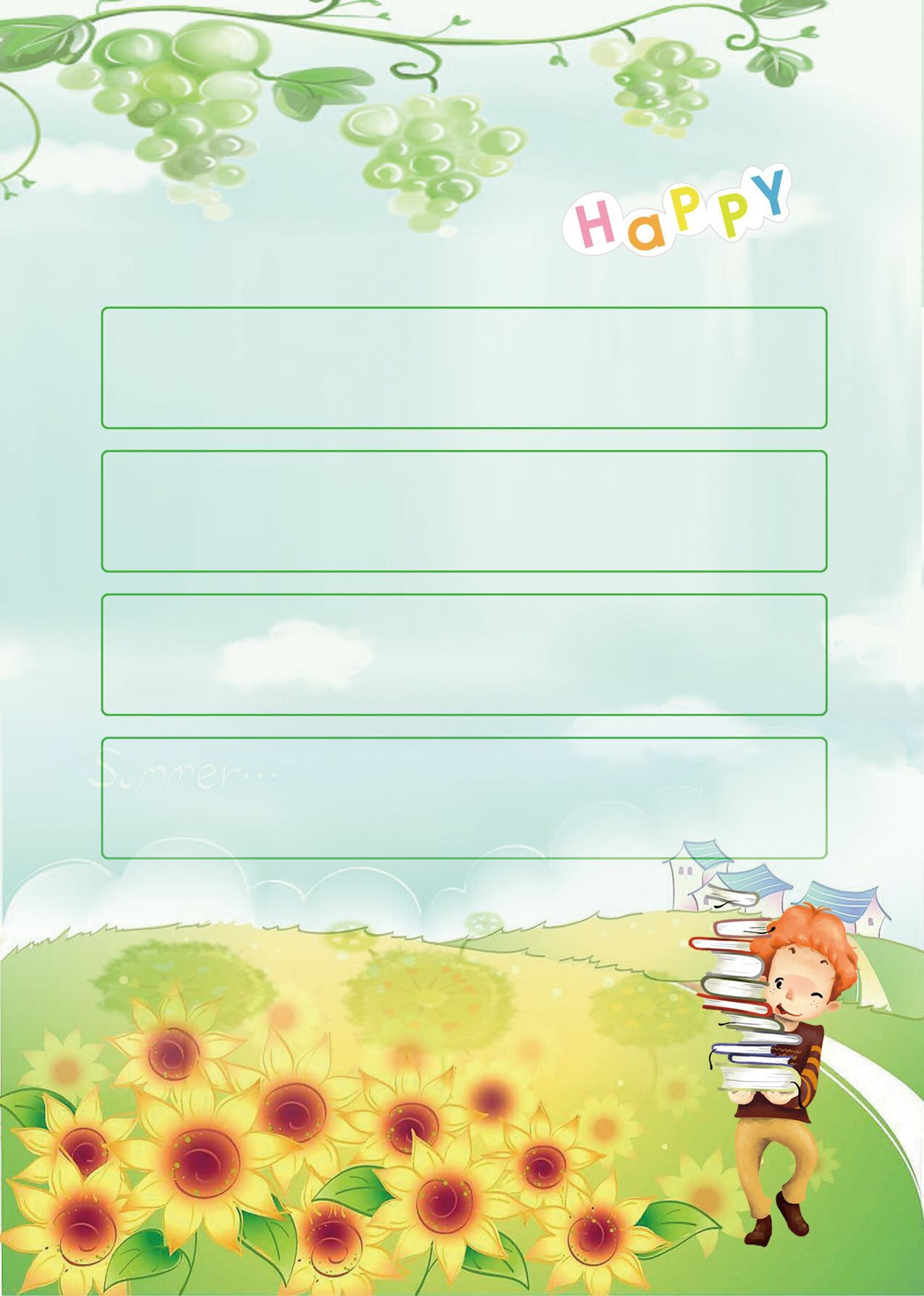 幼儿园小学生成长档案纪念册成长足迹20张 定制a4内页成长记录