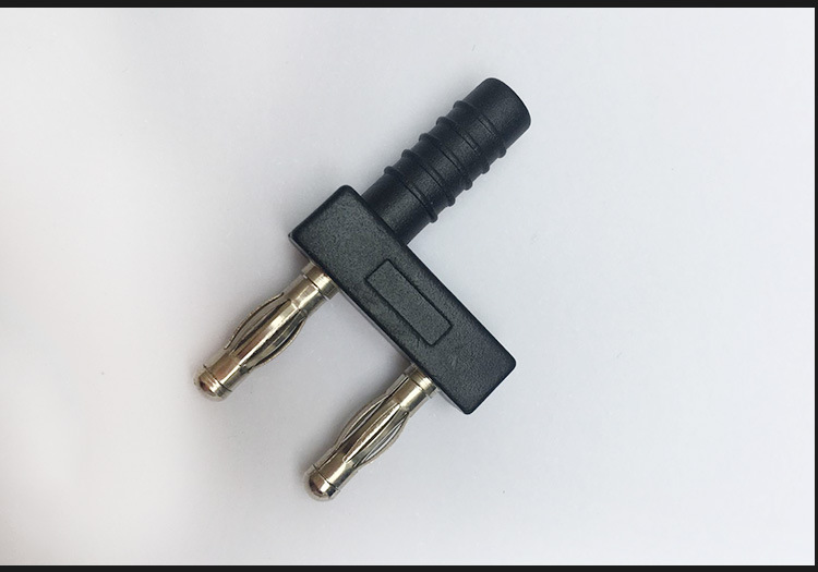 4mm短路插香蕉头banana 香蕉插 双排一分二转接头 铜插头