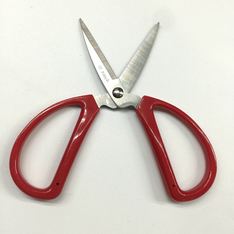 正德贤k12剪刀 6英寸150mm 3#不锈钢塑柄家用剪刀 尖剪刀