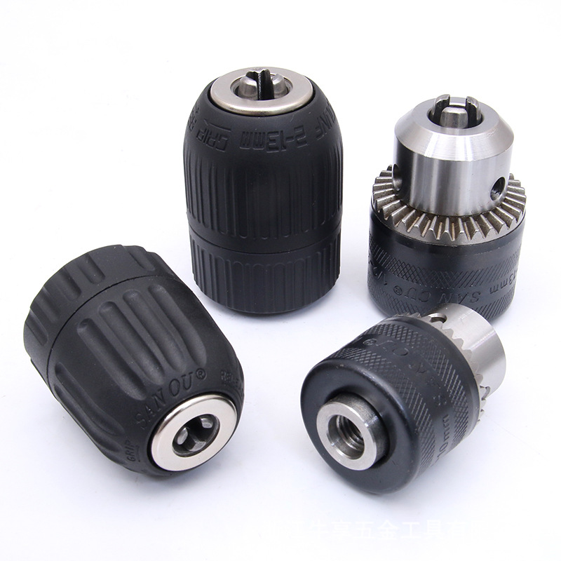 工厂直供电钻夹头冲击钻电动扳手转换手电钻夹头方圆柄转接杆批发