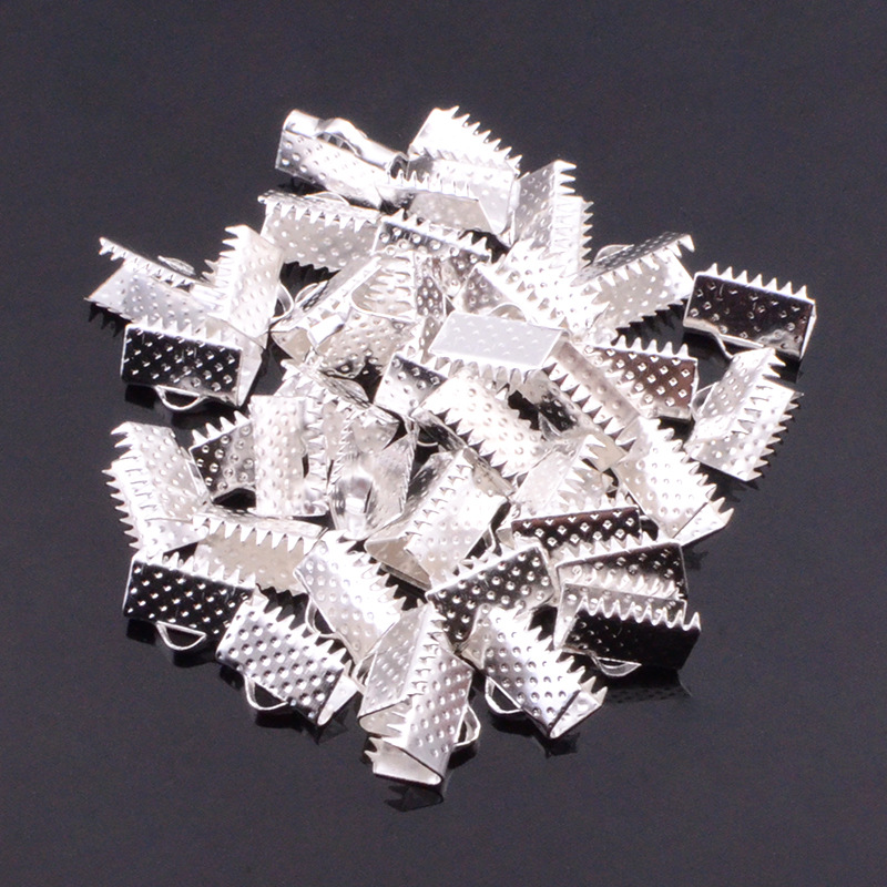 diy饰品配件 义乌厂家批发马仔扣 绳夹扣 马仔线夹扣100个/包