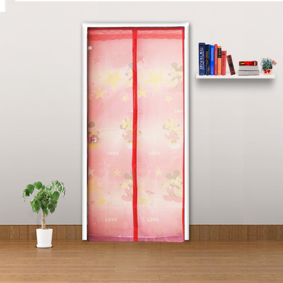 夏季磁性软纱门 防蚊虫门帘 油光丝防蚊纱门 纯手工制作