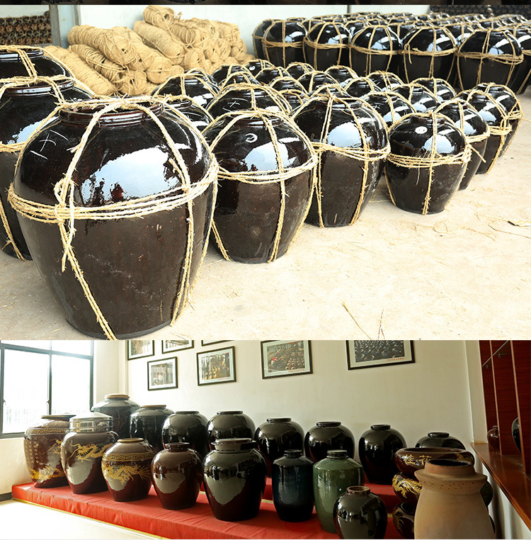 批发陶瓷大酒缸酒翁大陶瓷空老酒坛300斤400斤500斤土缸大酒坛子