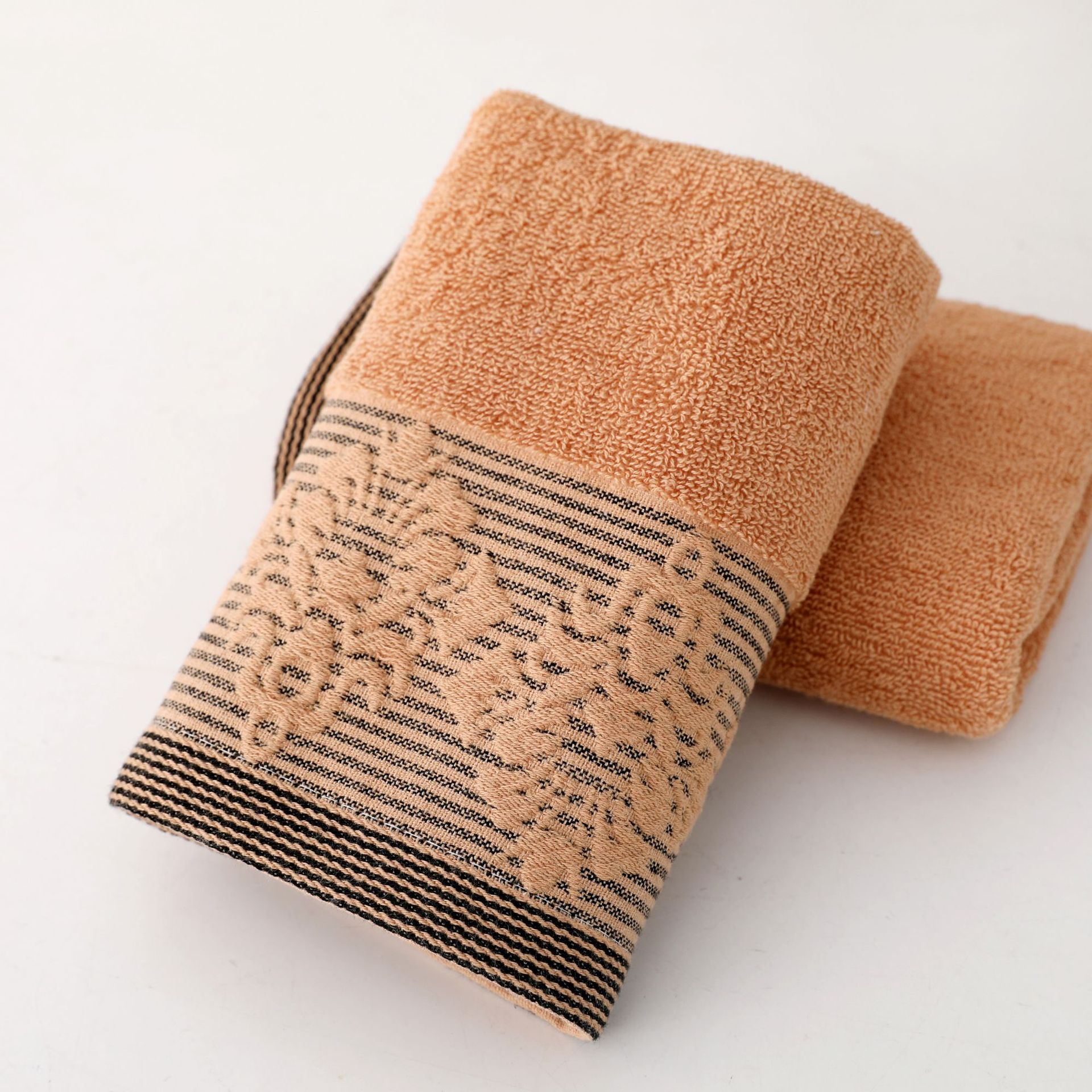 【2条装成人毛巾】棉质劳保福利婚庆礼品面巾优选包邮