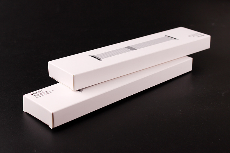 适用苹果iwatch尼龙米兰硅胶专用手表带包装盒 苹果watch表带纸盒