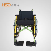 儿童轮椅定制定做扶手上掀快拆可折叠彩色截瘫脑瘫青少年生活重建