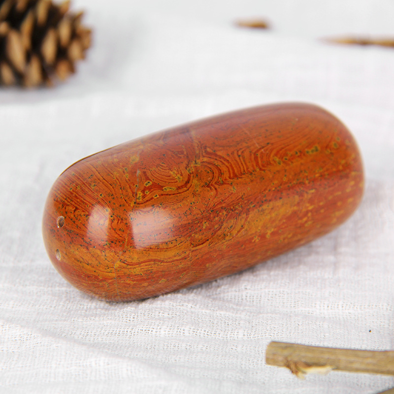 泗滨砭石椭圆手把件砭石手把件椭圆手把件