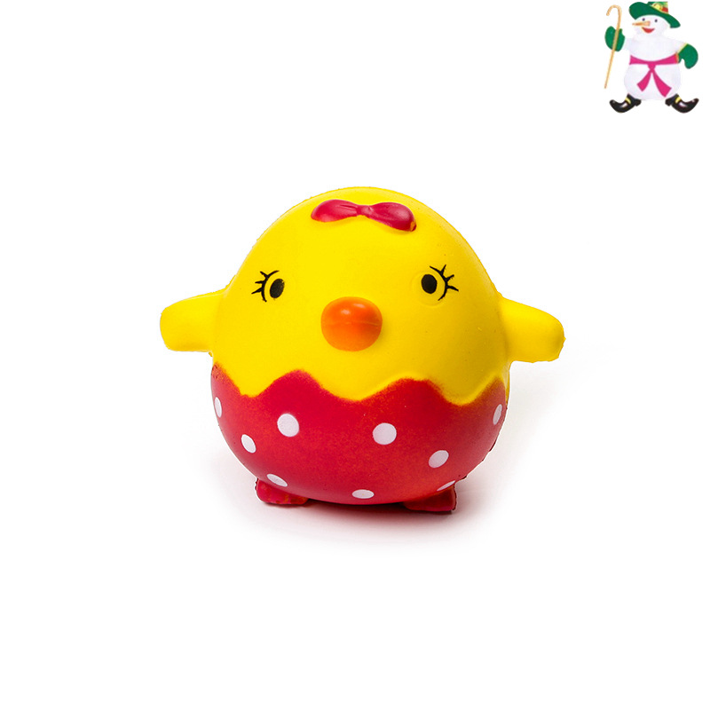 新款仿真pu小黄鸡squishy慢回弹减压工艺品玩具厂家直销