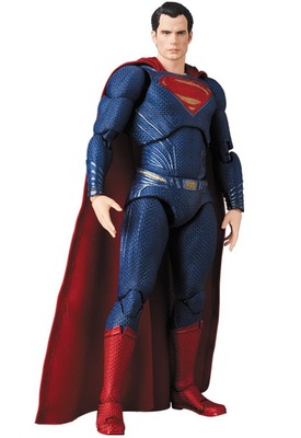狼族动漫 mafex 057 dc 正义联盟 超人 可动手办