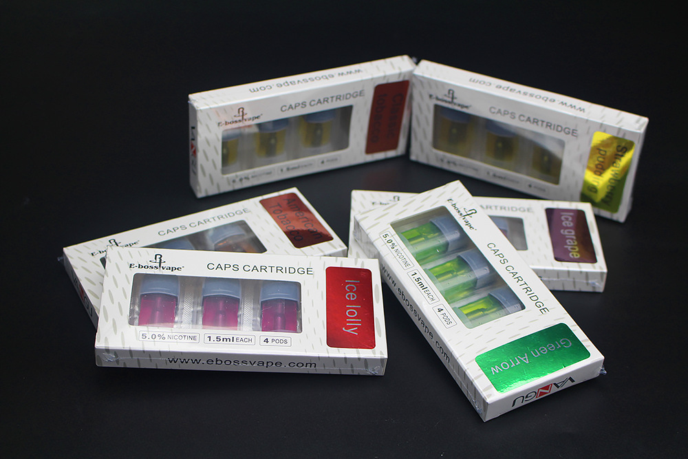 e-bossvape 小扁烟vangu烟弹 电子烟烟弹 水果味烟味烟弹