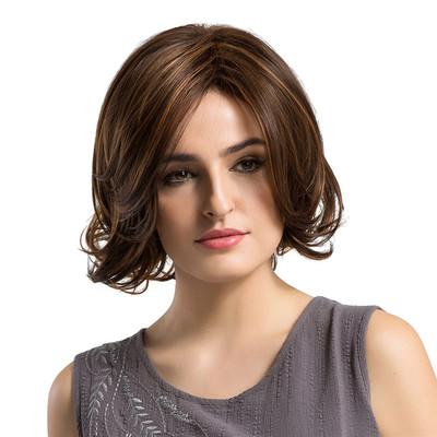 欧美假发女士中分短发ss114