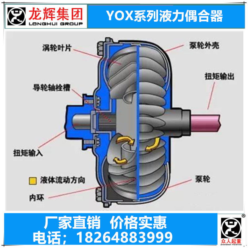 液力偶合器 yox yoxii yoxiiz 400 450 500 560 液力偶合器