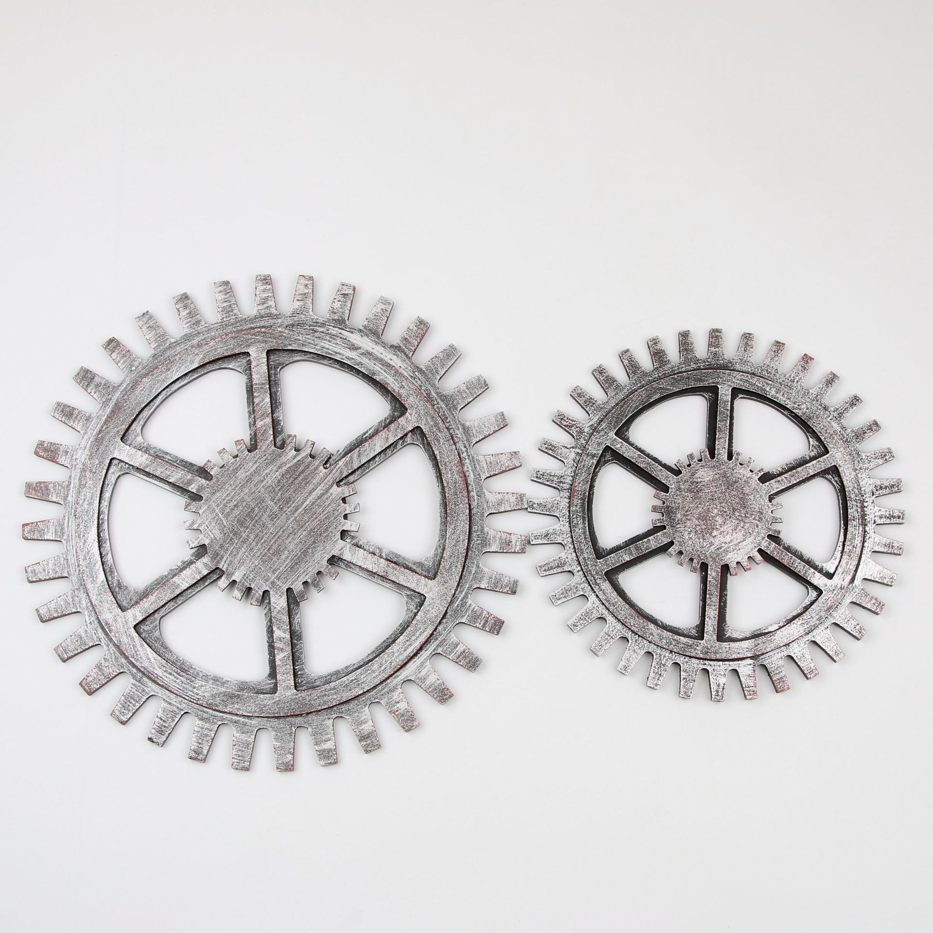 亚马逊爆款工业风复古怀旧齿轮壁挂办公个性咖啡馆工艺品挂件批发