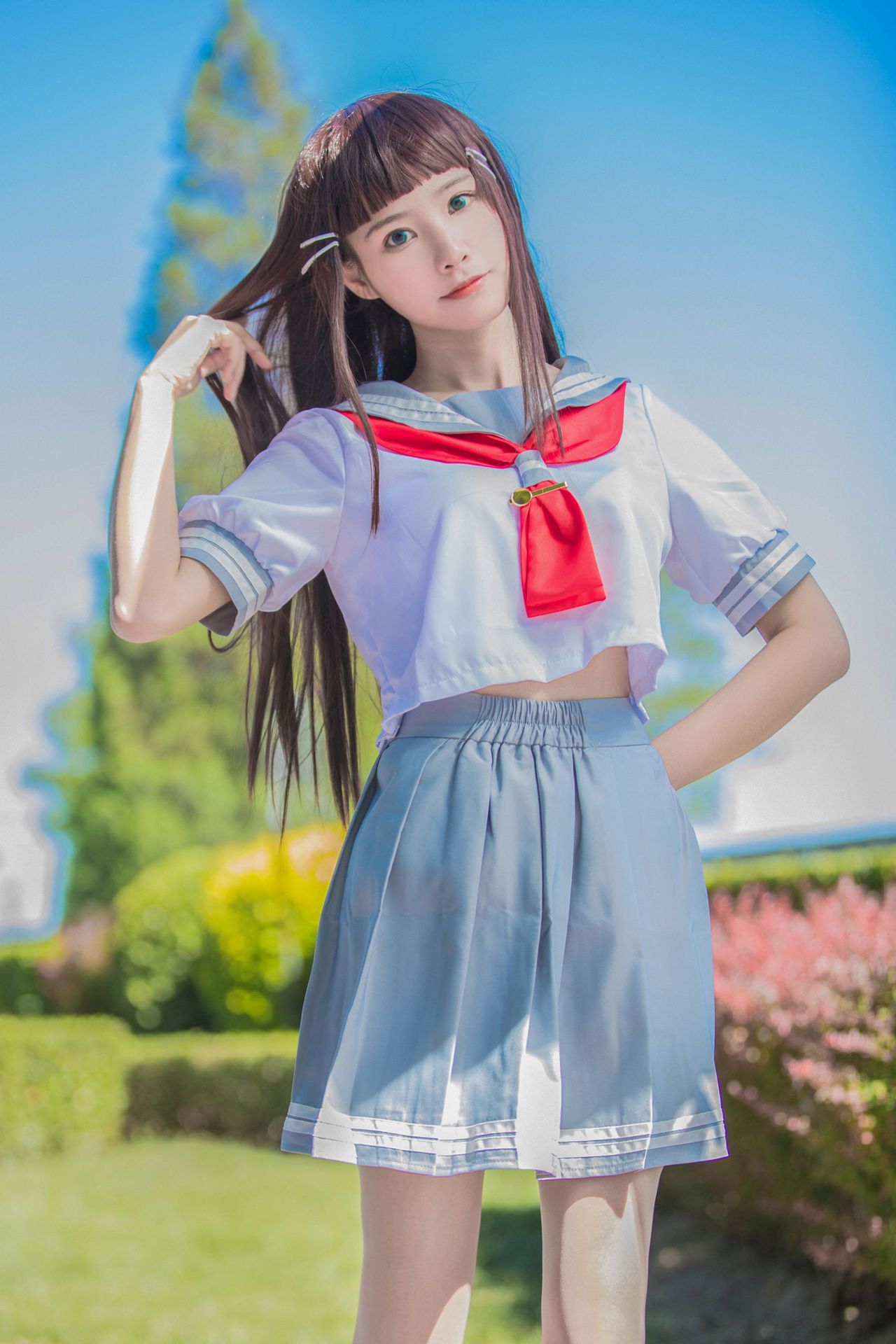 love live cos服 aqours!全员校服 日本动漫水手服cosplay服装