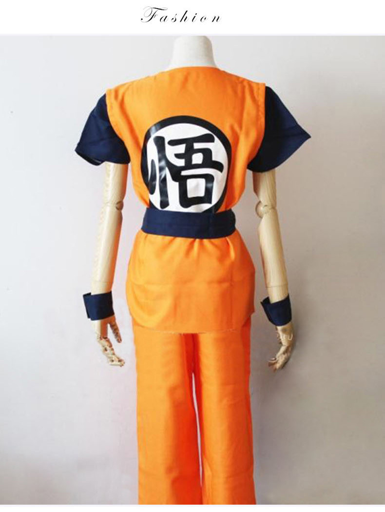 七龙珠孙悟空服装 成人儿童男龟派cosplay动漫七龙珠超级赛亚人假