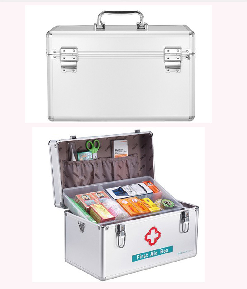 药箱壁挂式便民服务箱医疗箱医要箱单位银行金隆兴挂墙铝合金b012