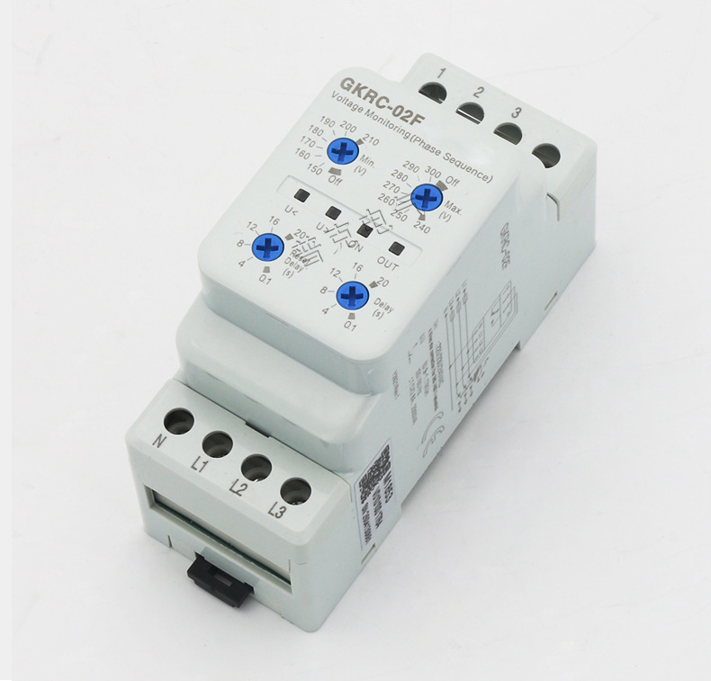 过欠压保护器gkrc02f新款三相四线dgkrc02f相序保护器