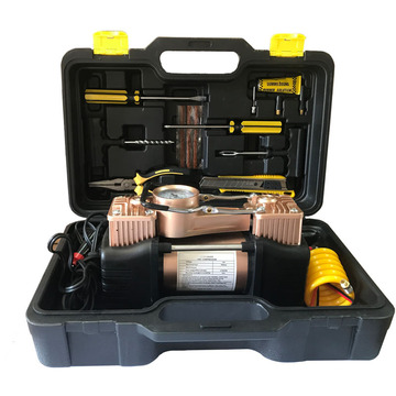 金属双杠带提手12v便捷式车载充气泵汽胎电动车用车载打气泵-阿里巴巴