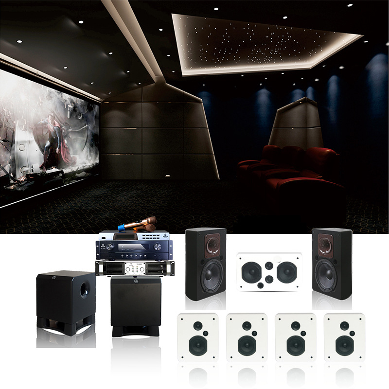 7.2家庭影院音响 家庭影院音箱k10套装 智能影院 k歌影院 英嘉尼