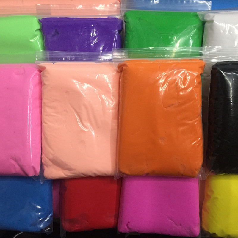 ultra-light clay 100g bag 24-color light plasticine 3d space children‘s space colored clay bag space
