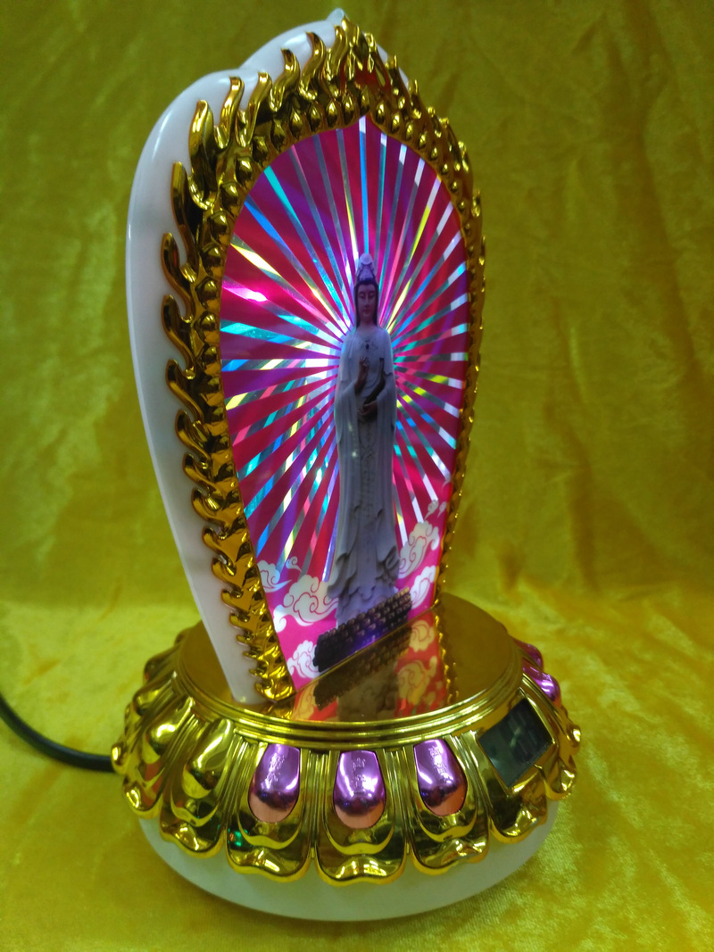 念佛机新款南海观音佛经播放器播经机大悲咒佛曲动态闪光大悲咒结