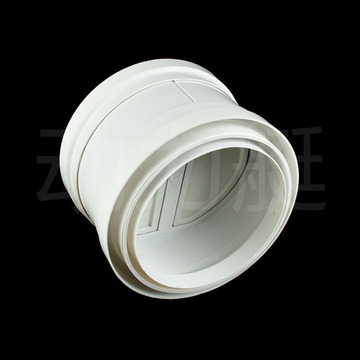 供应公共烟道止回阀多用两头圆止逆阀pvc管道用防味逆止阀