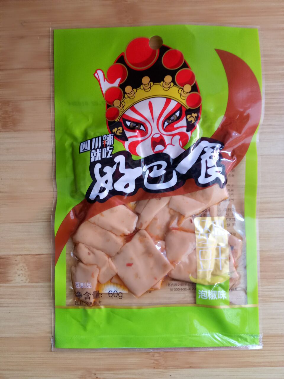 60g好巴适豆干 五香味/麻辣味/泡椒味