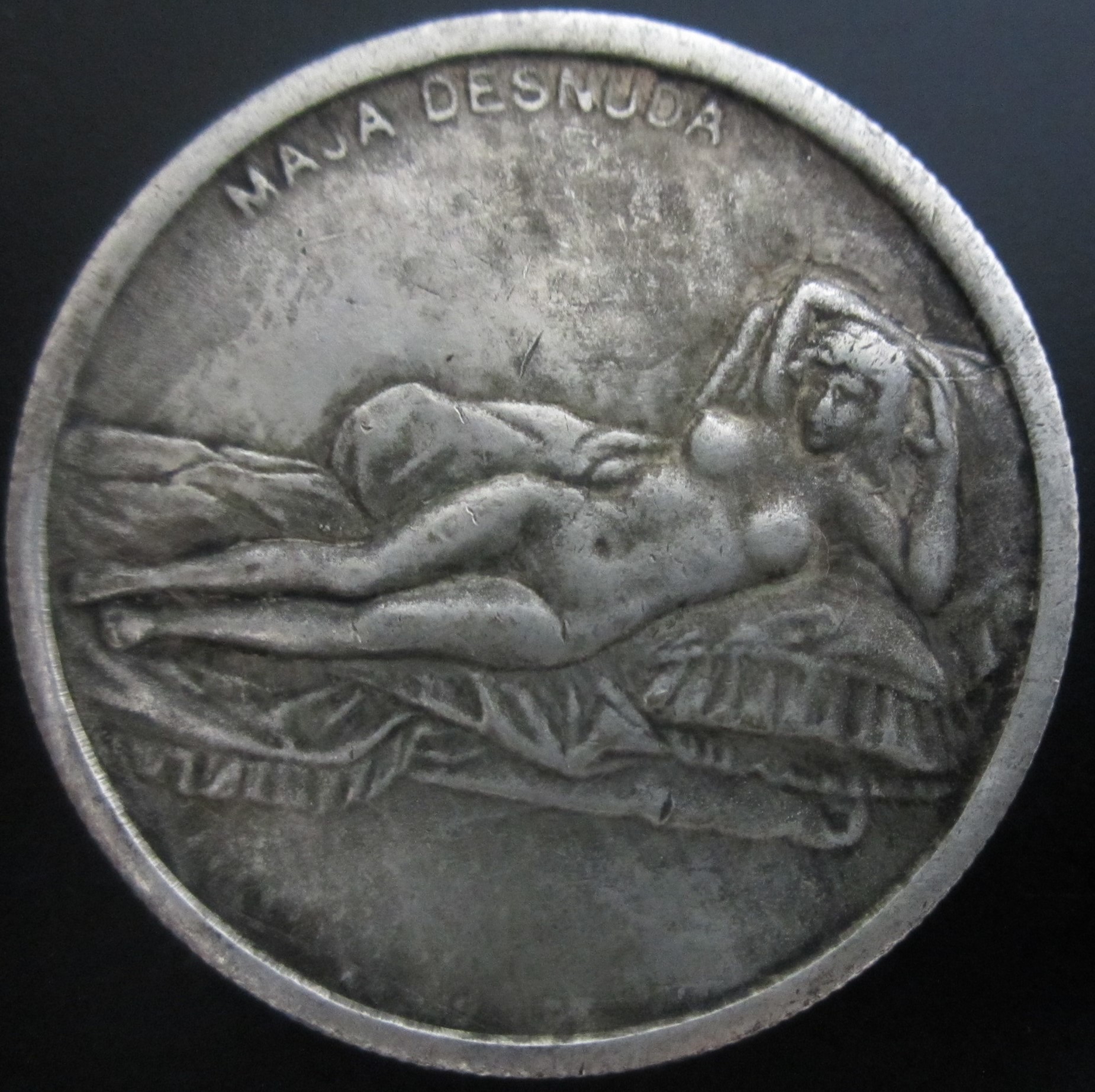 达芬奇1452-1519纪念币仿古外国银元