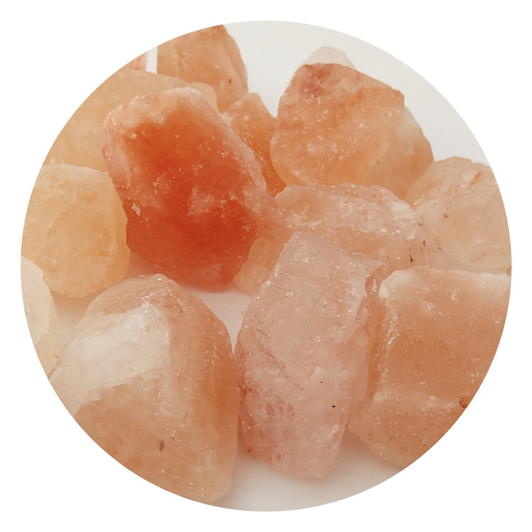 燕霞矿业批发玫瑰盐块 粉盐块 白盐块 喜马拉雅矿物盐2-3cm