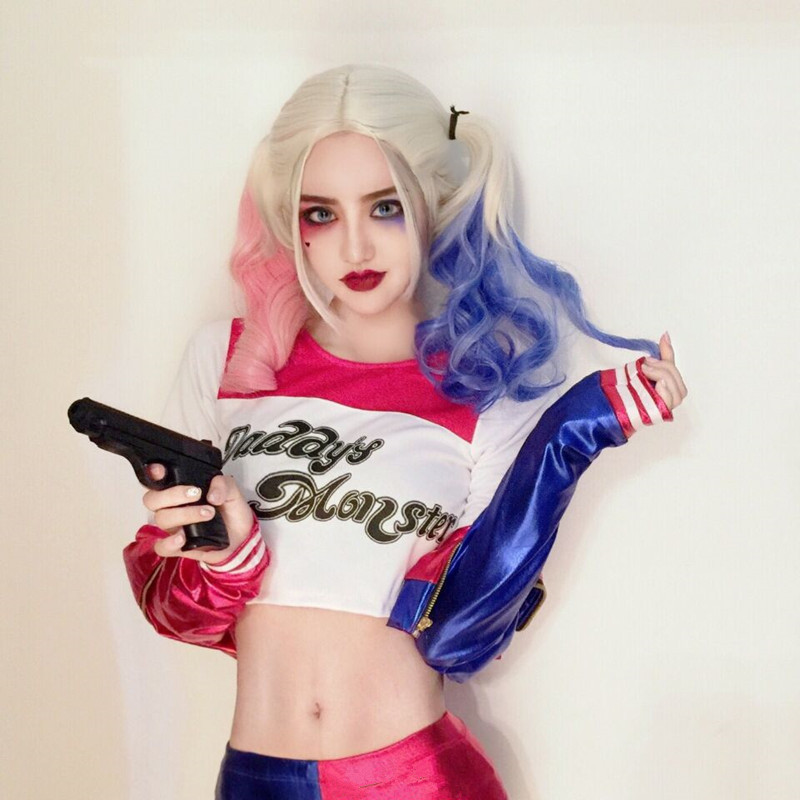 双马尾cos假发图片