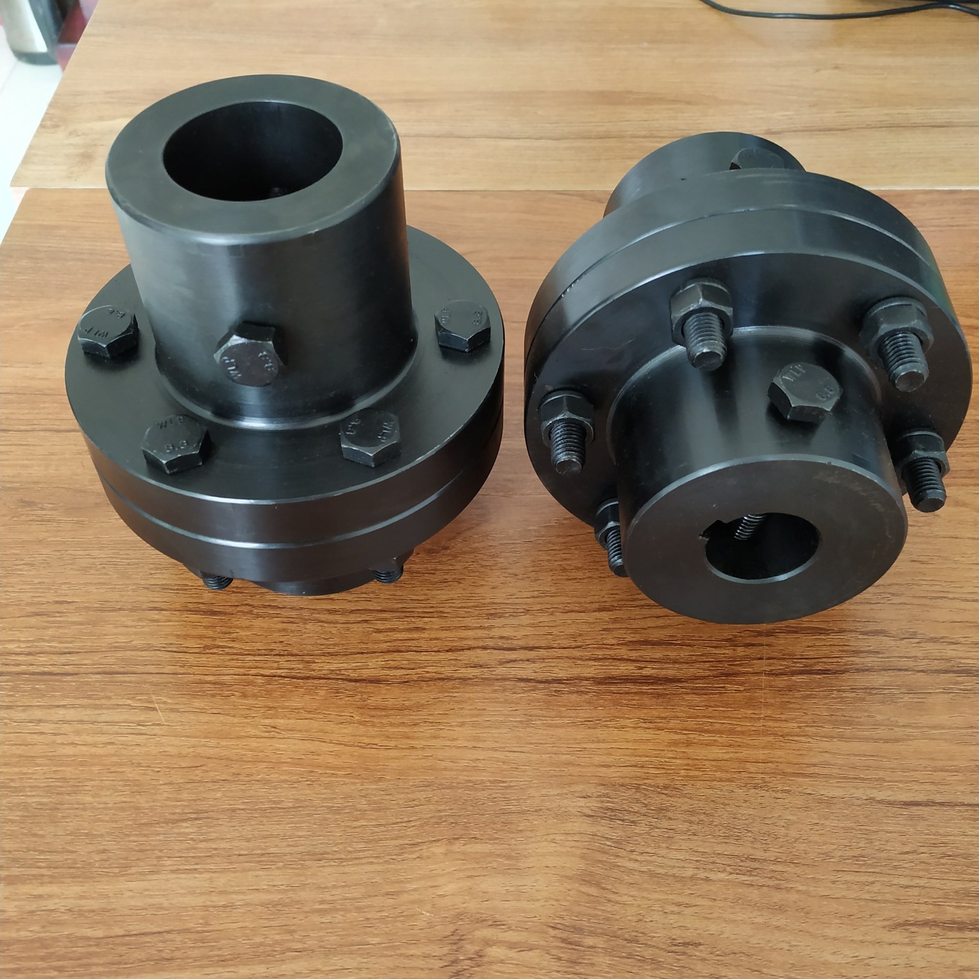 诺宇机械45号钢凹凸对轮联轴器 yl/yld型凸缘钢性联轴器