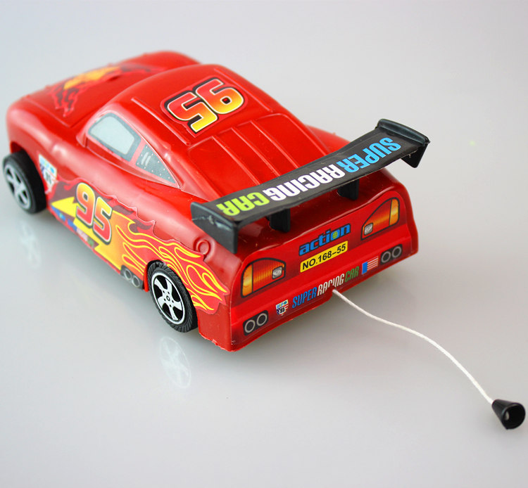 厂家直销 赛车总动员95型拉线小汽车升级版 炫酷模型玩具车 男生