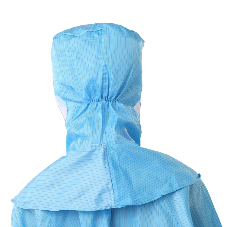 定制防静电帽 无尘药品厂工厂车间洁净工作披肩帽 无尘服帽批发